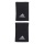 adidas Schweissband Handgelenk Jumbo #22 schwarz - 2 Stück